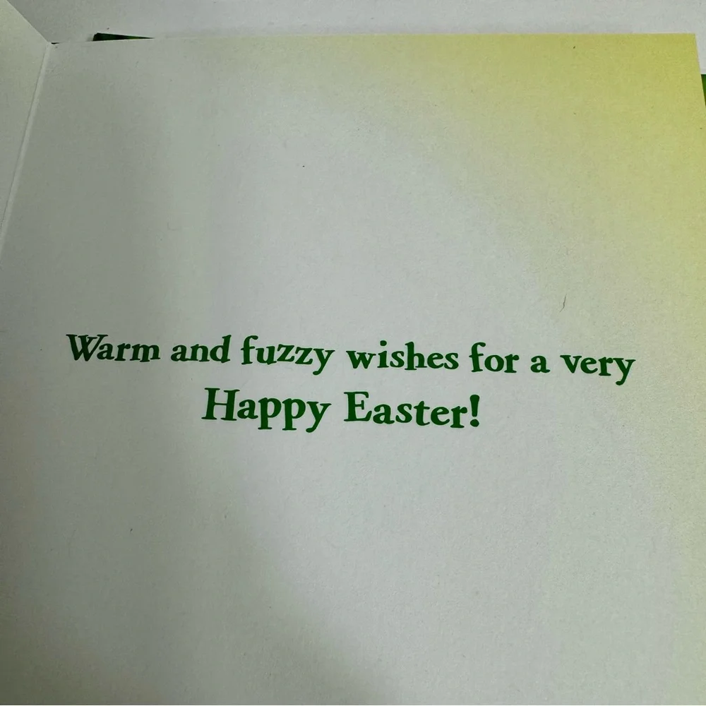 4 Avanti Greeting cards - bunny on back with flowers Holiday: Easter